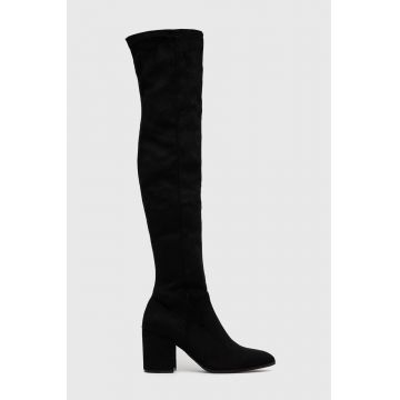 Steve Madden Cizme Jacey femei, culoarea negru, cu toc drept