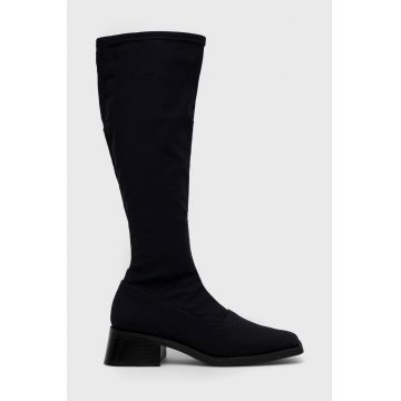 Vagabond Shoemakers cizme Blanca femei, culoarea negru, cu platforma