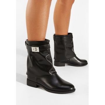 Cizme scurte dama negre Martena