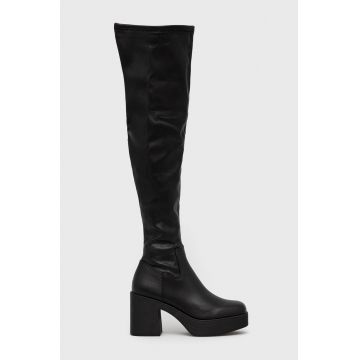 Aldo cizme Upscale femei, culoarea negru, cu toc drept