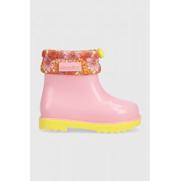 Melissa cizme copii Rain Boot Iii Bb culoarea roz