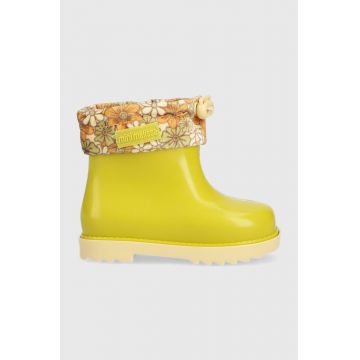 Melissa cizme copii Rain Boot Iii Bb culoarea verde