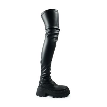 Altercore cizme Calla femei, culoarea negru, cu platforma