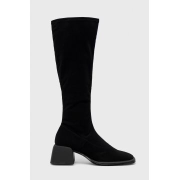 Vagabond Shoemakers cizme Ansie femei, culoarea negru, cu toc drept