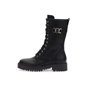 Cizme mid-calf biker