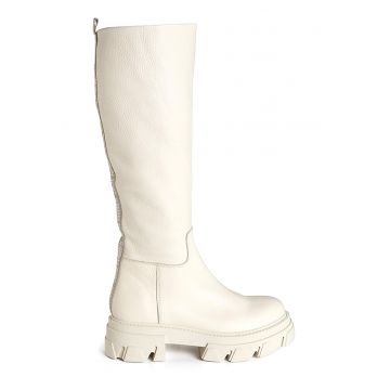 Cizme mid-calf din piele Mana