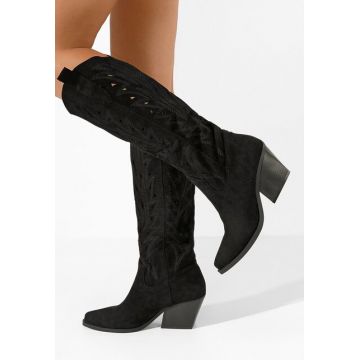 Cizme cowboy dama Indaia V4 negre