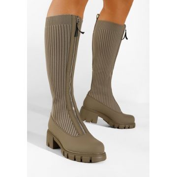 Cizme dama kaki Frontieria