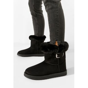Cizme imblanite dama negre Cherina