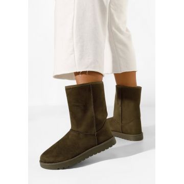 Cizme tip ugg kaki Anora