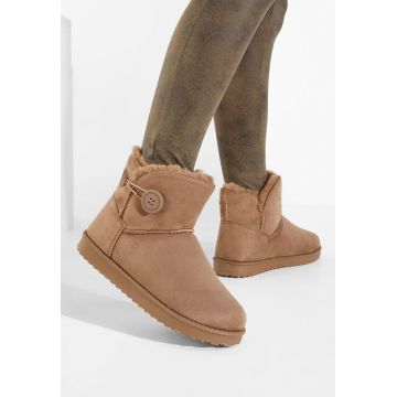 Cizme tip ugg maro Troyes