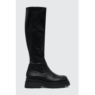 Aldo cizme Luders femei, culoarea negru, cu platforma, 13672329.LUDERS