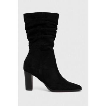 Answear Lab cizme femei, culoarea negru, cu toc drept Answear Lab cizme femei, culoarea negru, cu toc drept
