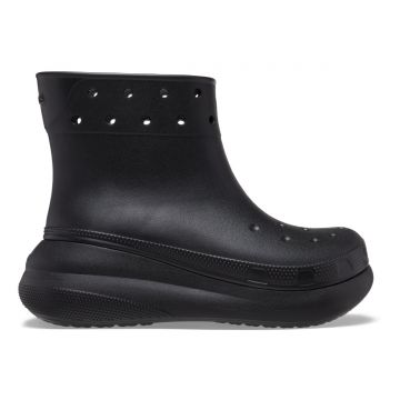 Cizme Crocs Classic Crush Rain Boot Negru - Black