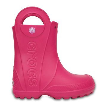 Cizme Crocs Handle It Rain Boot Roz - Candy Pink