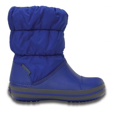 Cizme Crocs Winter Puff Boot Kids Albastru - Cerulean Blue