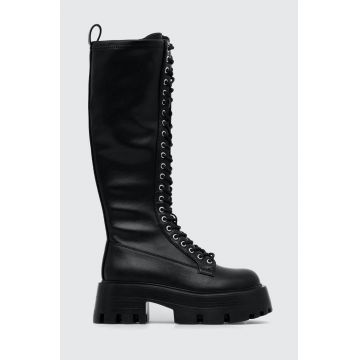 Steve Madden cizme Hariet femei, culoarea negru, cu platforma, SM11002722