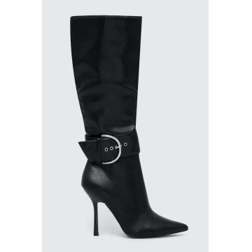 Steve Madden cizme Priyanka femei, culoarea negru, cu toc cui, SM11002606