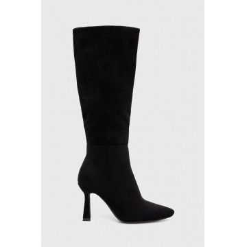 Answear Lab cizme femei, culoarea negru, cu toc cui