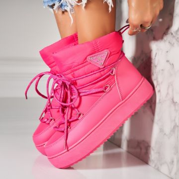 Cizme Dama Imblanite Fucsia din Fas Nitana