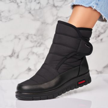 Cizme Dama Imblanite Negre din Fas Jacinta