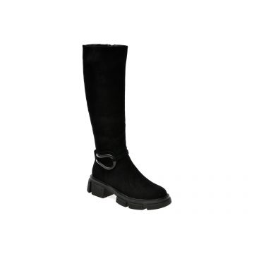 Cizme GRYXX negre, JZ30021, din piele intoarsa