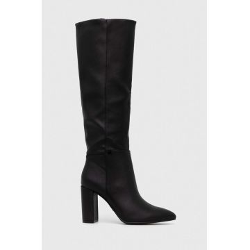Mexx cizme Krystal femei, culoarea negru, cu toc drept, izolare usoara, MXQL012001W