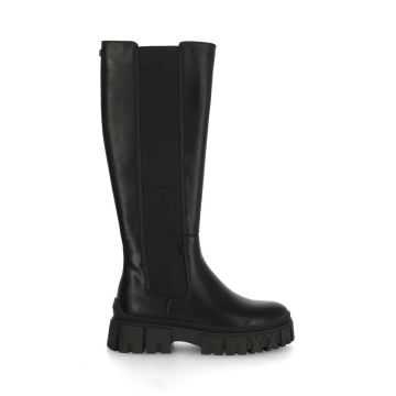 Mexx cizme Meddy femei, culoarea negru, cu toc plat, MXTY025601W