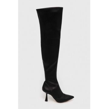 MICHAEL Michael Kors cizme Clara femei, culoarea negru, cu toc cui, 40F3CLMB5L