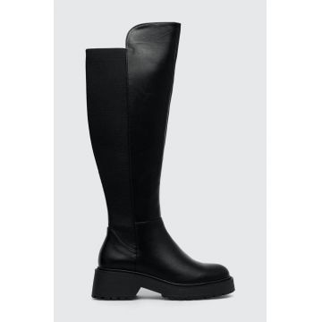 Steve Madden cizme Callback femei, culoarea negru, cu platforma, SM11002218