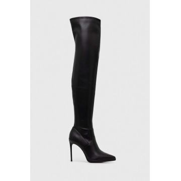 Steve Madden cizme Keandra femei, culoarea negru, cu toc cui, SM11002678