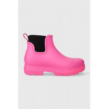 UGG cizme Droplet femei, culoarea roz, 1130831