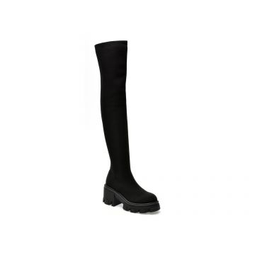 Cizme ALDO negre, DYNO001, din material textil