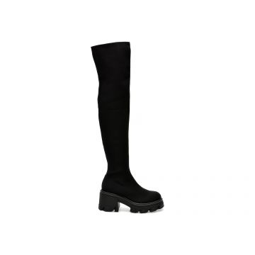 Cizme ALDO negre, DYNO001, din material textil