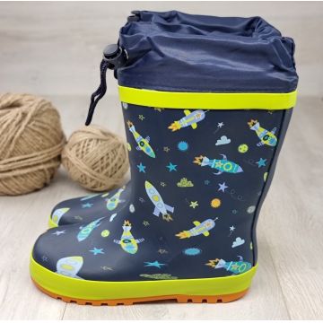 Cizme Cauciuc Baiat Bleumarin Davis