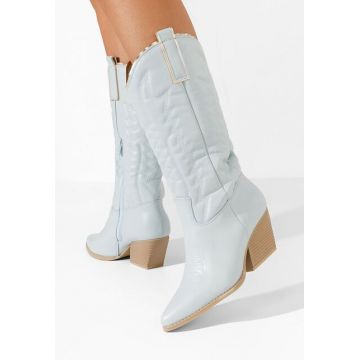 Cizme cowboy dama Albeva bleu