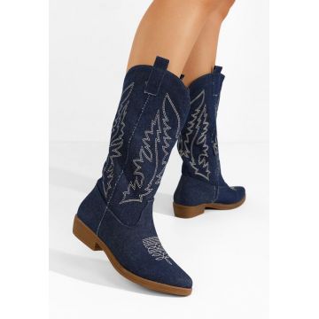 Cizme cowboy dama Venezuela denim