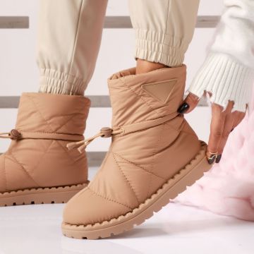 Cizme Dama Scurte din Fas Katherine Khaki #17098
