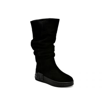 Cizme GRYXX negre, 169050, din piele intoarsa