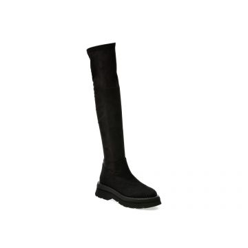 Cizme GRYXX negre, 23K2153, din piele intoarsa