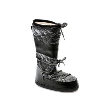 Cizme GRYXX negre, RB010, din piele ecologica