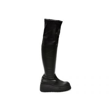 Cizme Steve Madden negre, PHAELIN, din piele naturala