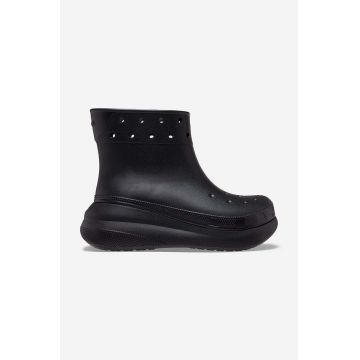 Crocs cizme Classic Crush femei, culoarea negru 207946.BLACK-BLACK