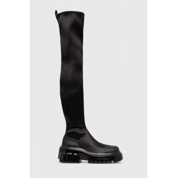 Stine Goya cizme Colorado, 1960 Colorado Hybrid Wedge Stretch Boot femei, culoarea negru, cu platforma, SG5463