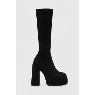 Aldo cizme Alodereria femei, culoarea negru, cu toc drept, 13620978 Alodereria