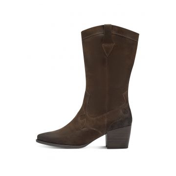 Cizme cowboy mid-calf de piele ecologica Cizme cowboy mid-calf de piele ecologica