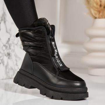 Cizme Dama Imblanite Negre din Fas Ifoxla