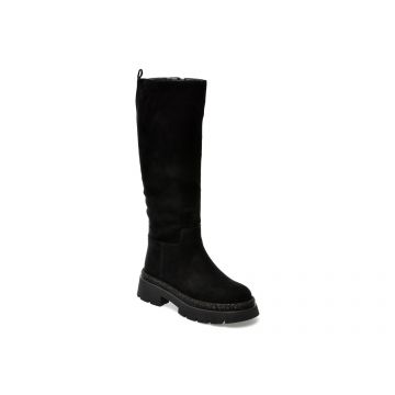 Cizme GRYXX negre, K330001, din piele intoarsa