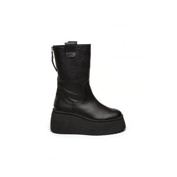 Cizme id-calf de piele