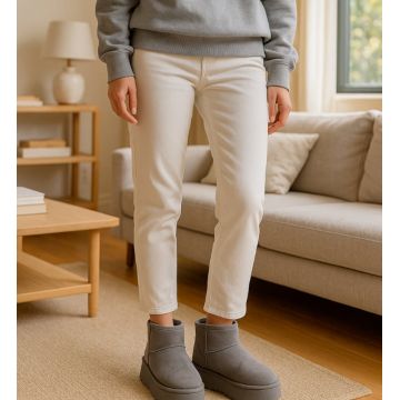 Cizme tip Ug Dora Gri